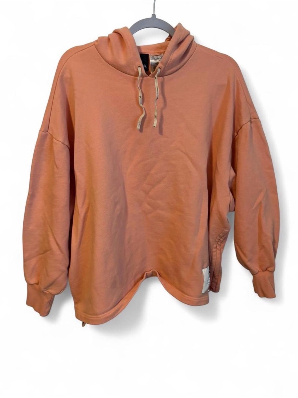 adidas Coral Peach Hooded Sweatshirt